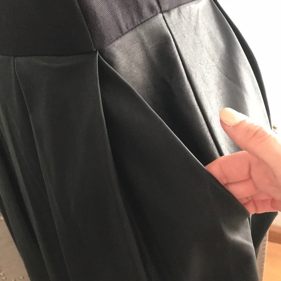 Forever 21 Faux Leather combo dress - Picture 7 of 8